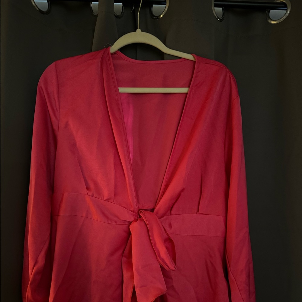 Tie in front shirt